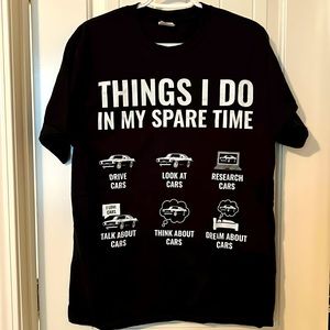 Men’s medium shirt car lover